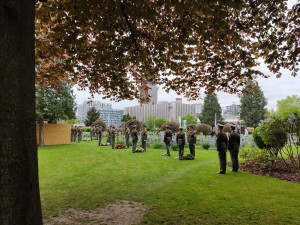 VIDEO: Primátor a další politici i vojáci si připomněli památku obětí války