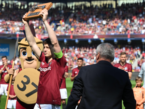 Sparta prohrála s Plzní, oslavy titulu na Letné pokračují