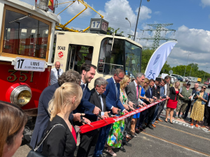 Nová tramvajová linka na Libuš je v provozu. V sobotu ji město slavnostně otevřelo