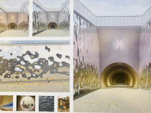 Vyústění tunelu na Žižkově budou zdobit světelné prvky se zrcadly