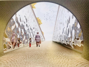 Vyústění tunelu na Žižkově budou zdobit světelné prvky se zrcadly