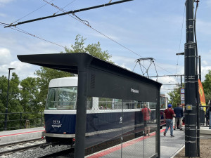 Dopravní podnik dokončil opravu trati a estakády z Ohrady přes Krejcárek na Palmovku