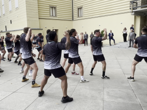 VIDEO: Prezident Pavel uvítal na Hradě novozélandské ragbisty. Předvedli mu tradiční haku