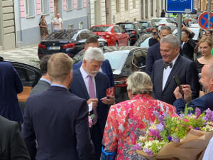 Prezident zahájil dvoudenní návštěvu Prahy. Podívejte se na jeho program