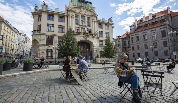 Nová radnice na Mariánském náměstí.