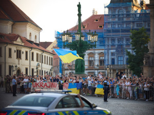 Ukrajinský prezident Zelenskyj dorazil do Prahy na jednání s českými lídry