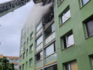 Při požáru bytu v Praze uhořeli dva psi. Dva lidé skončili v péči záchranářů