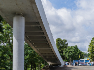 FOTOGALERIE: Štvanická lávka je konečně otevřená, končí přívoz