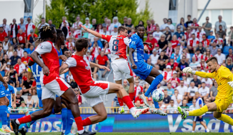 Zápas Slavie a Mladé Boleslavi rozhodl gól do vlastní branky Středočechů