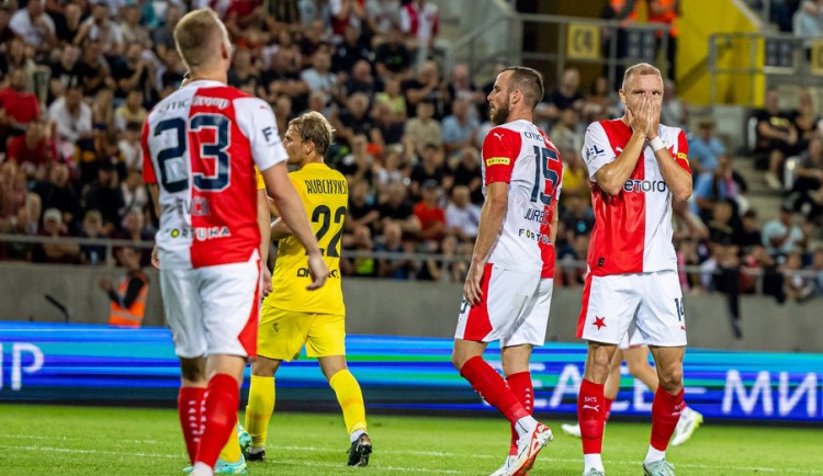 Slavia remizovala v odvetě s Dniprem 1:1 a postoupila do play off Evropské ligy