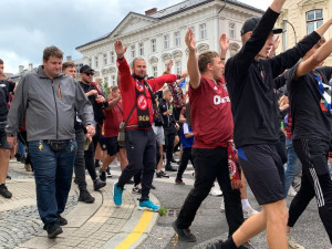 VIDEO: Sparťané prošli Libercem, pochod se obešel bez komplikací