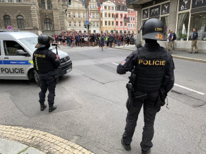 VIDEO: Sparťané prošli Libercem, pochod se obešel bez komplikací