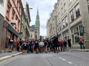 VIDEO: Sparťané prošli Libercem, pochod se obešel bez komplikací