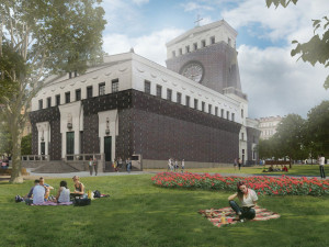 VIZUALIZACE: Rekonstrukce náměstí Jiřího z Poděbrad bude stát 395 milionů