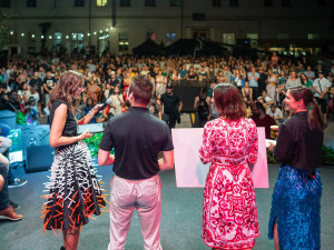 Slavnostní vyhlášení v rámci prvního ročníku E.ON Ekofestivalu.