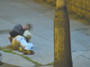 VIDEO: Opilec, který nakopl psa a pak se válel na chodníku, skončil v poutech