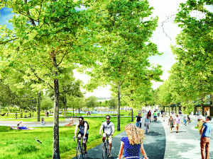 VIZUALIZACE: Praha nakonec neobnoví slepé rameno Vltavy na Rohanském ostrově