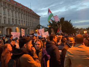 VIDEO: Propalestinští aktivisté protestují v centru Prahy. Nepodporujeme Hamás, Izrael páchá válečná zvěrstva, říkají