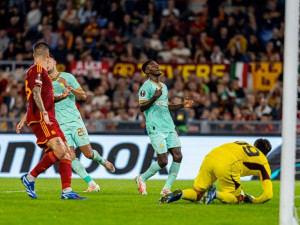 Fotbalisté Slavie prohráli 0:2 na hřišti AS Řím a v EL poprvé ztratili