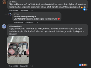 Pozor na podvodnou stránku Letiště Václava Havla. Podvodníci lákají na prodej ztracených zavazadel.