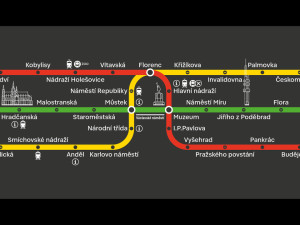 V metru můžete od začátku listopadu vidět nové "jezevčíky". Dopravní podnik testuje nový informační systém
