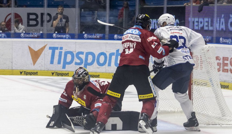 Hokejisté Sparty porazili doma Plzeň pošesté v řadě. Zůstávají na třetím místě průběžné tabulky