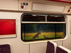 VIDEO: V tunelech metra jsou speciální reklamy. Působí jako by pluly za okny