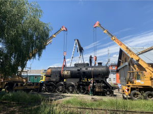 Národní technické muzeum opravilo parní lokomotivu přezdívanou Ušatá