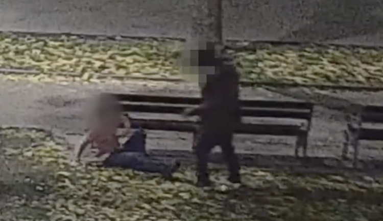 VIDEO: Muž u hlavního nádraží zmlátil ženu, šlapal jí na hlavu