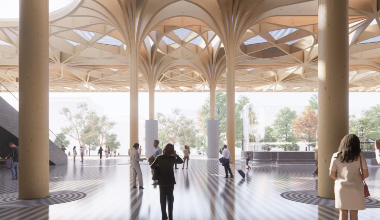 Tak by mělo nádraží v budoucnu vypadat.