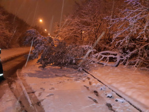 Napadaný sníh přidělává práci hasičům i záchranářům