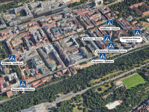 Praha 8 plánuje bezpečné přechody. Má jich být nejvíc za posledních dvacet let