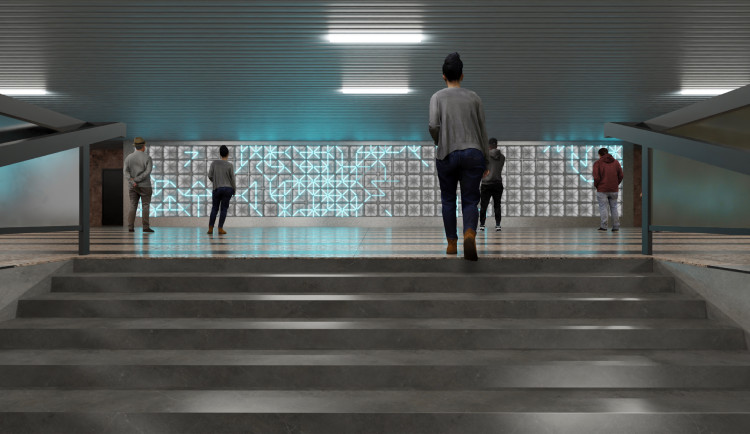 Ve stanici metra Florenc vznikne nové světelné dílo Synapse