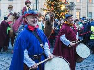 FOTOGALERIE: Prahou prošel tříkrálový průvod, nechyběli velbloudi