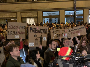 VIDEO: Lidé demonstrují za Aničku, kterou dva roky znásilňoval otec a od soudu odešel s podmínkou