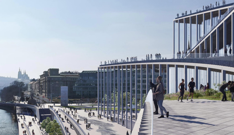 Architekti dopracovali studii Vltavské filharmonie, předají ji v únoru. Stavět se začne za tři roky