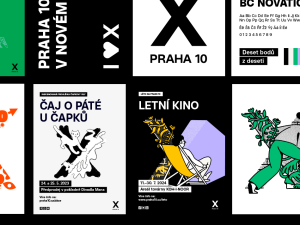 Praha 10 si vybrala novou vizuální identitu. Komunikovat bude přes římskou číslici X