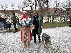 FOTOGALERIE: Když klokan potká jeptišku. Prahou prošel průvod masopustních masek