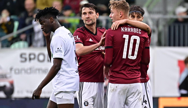 Sparťané dali v Karviné tři góly.