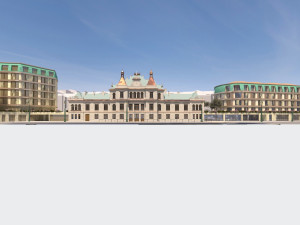 VIZUALIZACE: Mikrobyty a promenáda s obchody. Tak bude vypadat nádraží Vyšehrad.