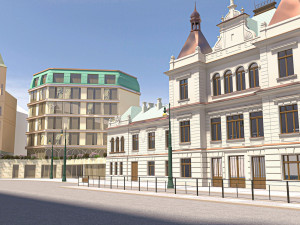 VIZUALIZACE: Mikrobyty a promenáda s obchody. Tak bude vypadat nádraží Vyšehrad.