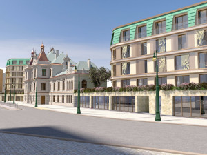 VIZUALIZACE: Mikrobyty a promenáda s obchody. Tak bude vypadat nádraží Vyšehrad.