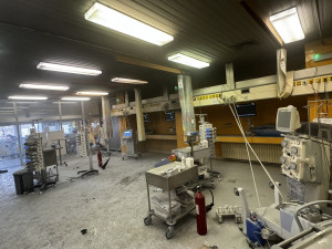 Na jednotce intenzivní péče nemocnice Bulovka hořel ventilátor. Pacienty evakuovali