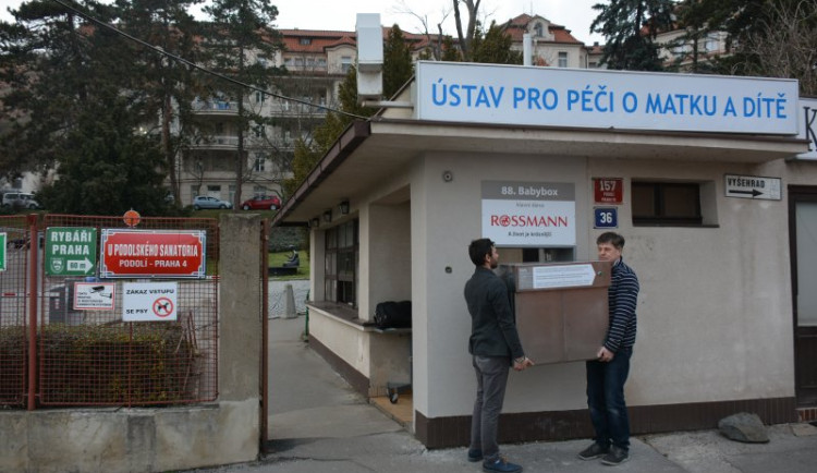 Nový babybox v Praze-Podolí.