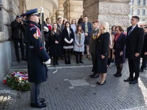 Slovenská prezidentka Čaputová uctila památku obětí střelby na Filozofické fakultě v Praze