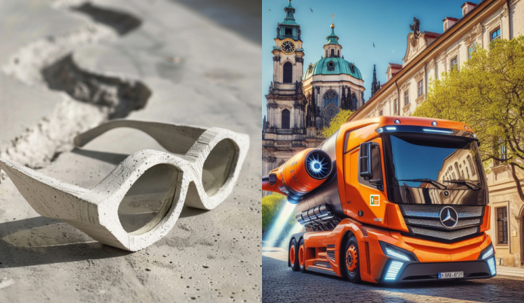 Brýle z betonu, vítání štěňátek, létající popeláři. S aprílem si v Praze vyhráli