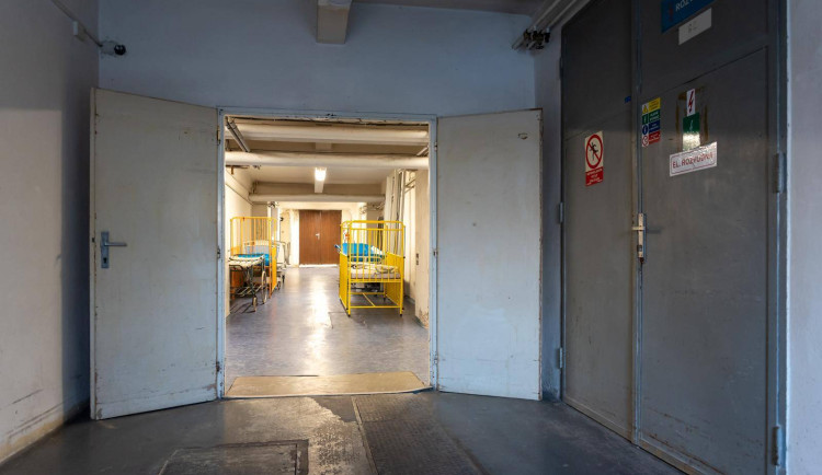 Vstupní část pro příjem pacientů.