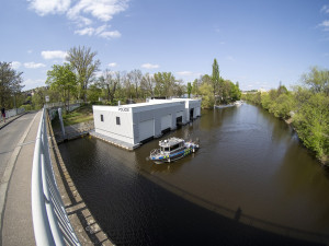 Policie má v Praze nová garážová stání pro lodě poříčních policistů