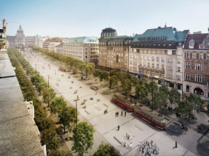 Stavba nové tramvajové trati na Václavském náměstí začne 29. června. Vyjde na 1,2 miliardy
