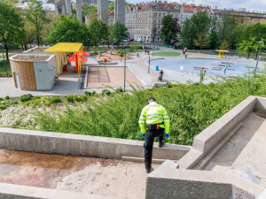 Strážníci za jediný den nasbírali v Praze 85 použitých injekčních stříkaček a jehel. Prošli přes čtyři stovky míst